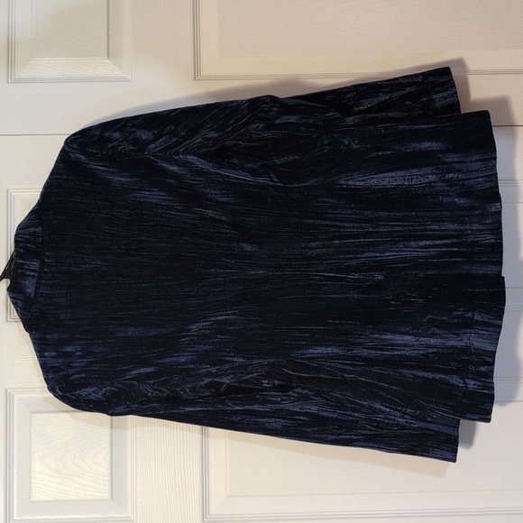 Sapphire Blue Brushed Long Velvet Blazer by The Drop NWT Womens Size S - Picture 7 of 10